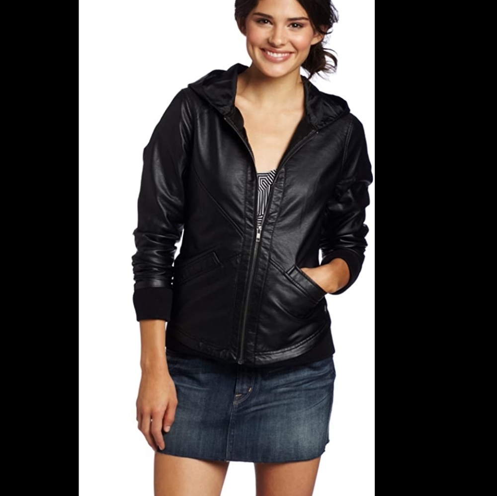Volcom Faux Leather Jacket